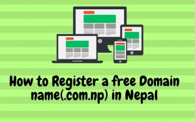 How to register a free domain name in Nepal